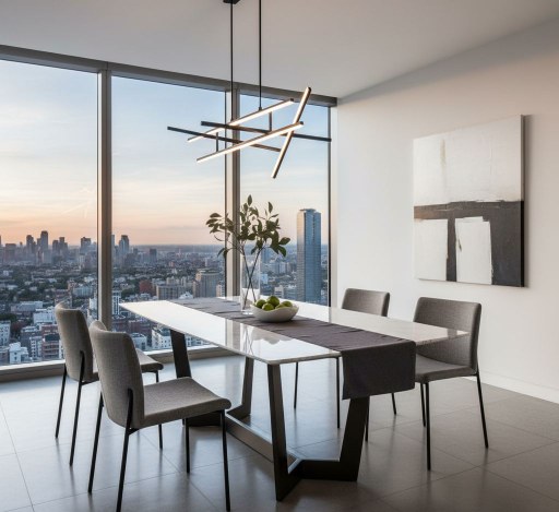 Modern/Contemporary Set – Sleek lines, minimalistic style, materials like glass, metal, or engineered wood.