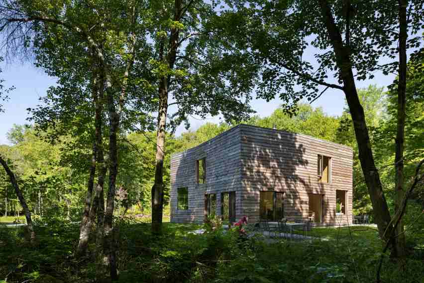 Modern CLT House Design by nArchitects