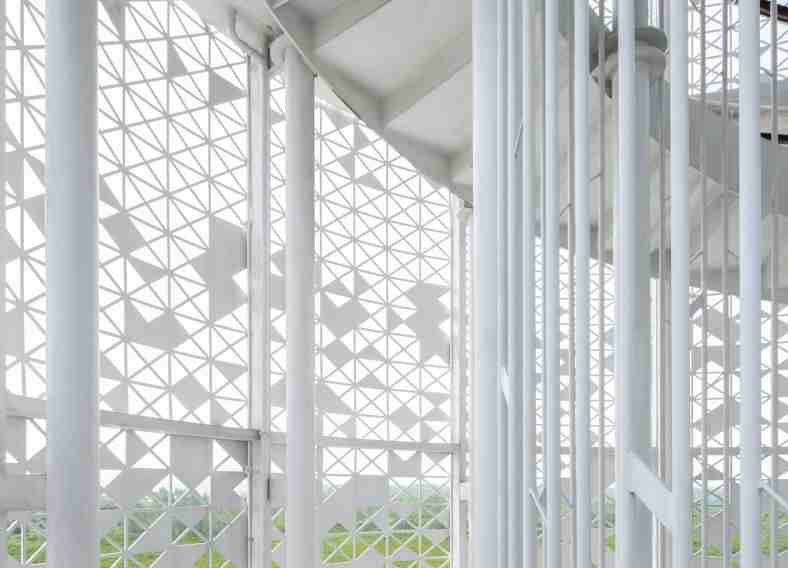 Inside the Lunar Tower: Stunning Perforated Facade Design