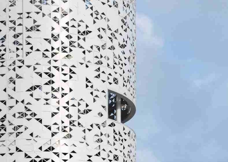 China’s Lunar Tower Exterior Facade 